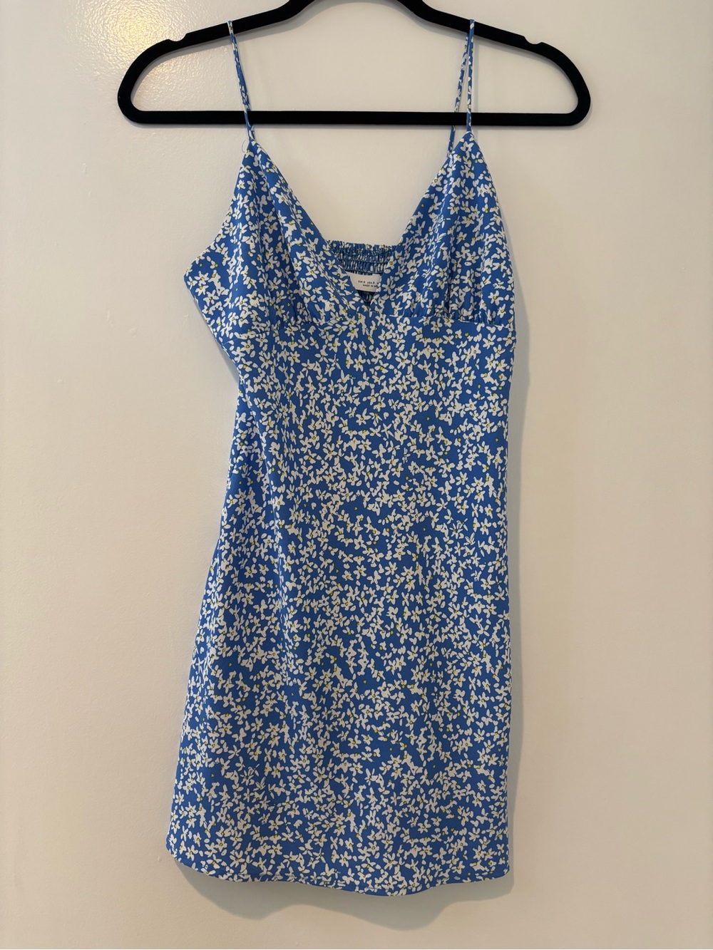 Zara Blue and White Floral Dress